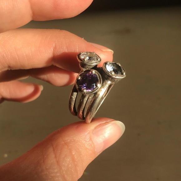 💎 sterling silver gemstone ring 💎 - Picture 3 of 6